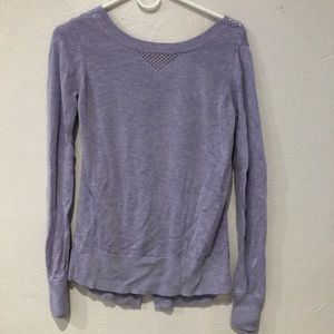 Lululemon Cross back sweater in lilac